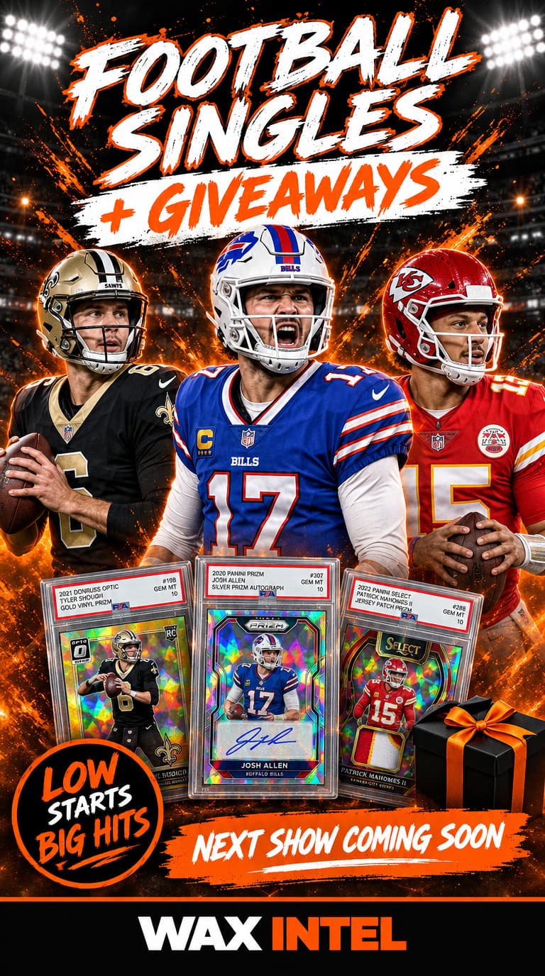 Football singles at $2 start flyer